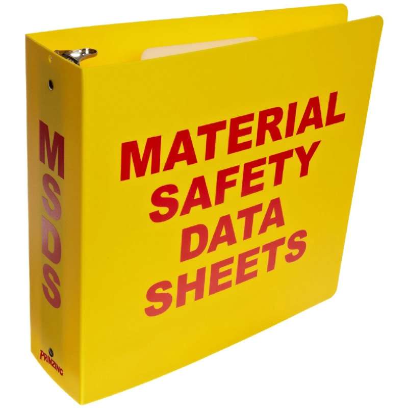 PRINZING 3 INCH MSDS BINDER