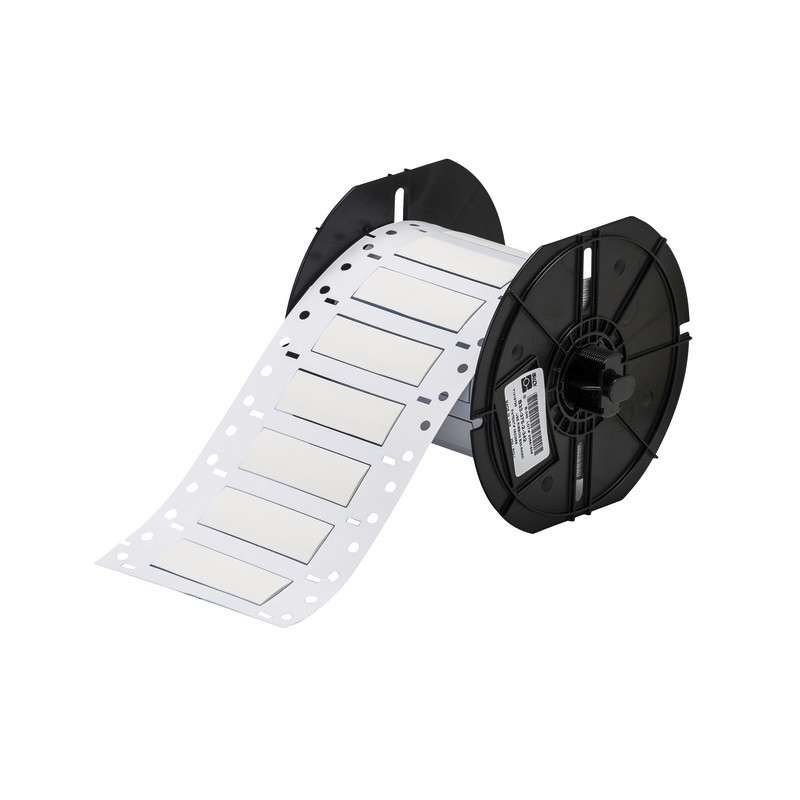 BBP33 PermaSleeve⢠Polyolefin Wire Marking Sleeves, Matte White, 2" x 3/8", 500 per Roll