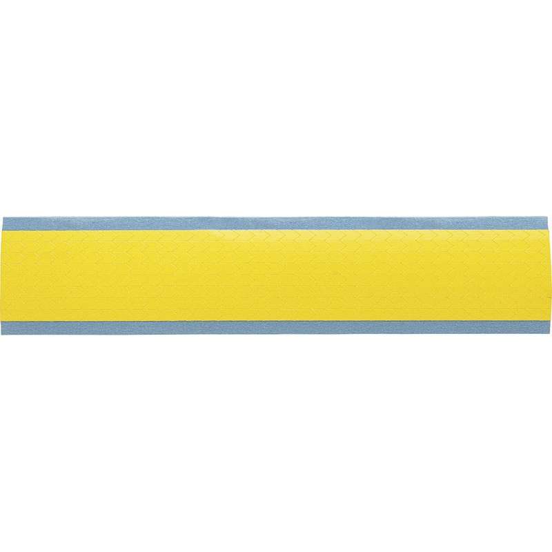 Color Inspection Arrow, Die Cut 0.375"x0.187" Vinyl Cloth Yellow, 280 per Card