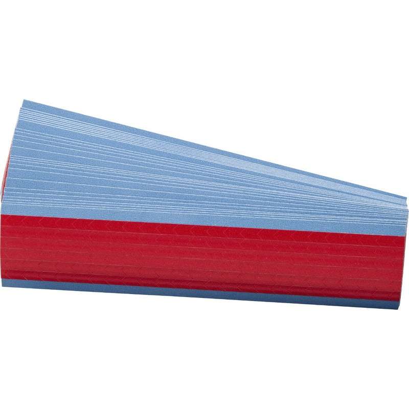 Vinyl Inspection Arrow with Primary Color Red, B-500, 0.25 x 0.5in, 138 Labels per Card