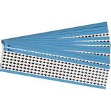 Electronic Inspection Arrows, Repositional Vinyl Cloth, White on Black, .300" x 1/4", 180/Card, 25 Cards per Pack redirect to product page