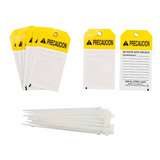 Lockout "PRECAUCION" Tags, 5.75 x 3 in, 10 per Pack redirect to product page