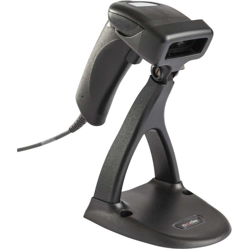 Code Reader 950 Handheld Wired Barcode Scanner with Stand, 1D, 2D, QR Code