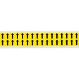 3420 Series Arrow Symbol, Black on Yellow, 32 per Card redirect to product page