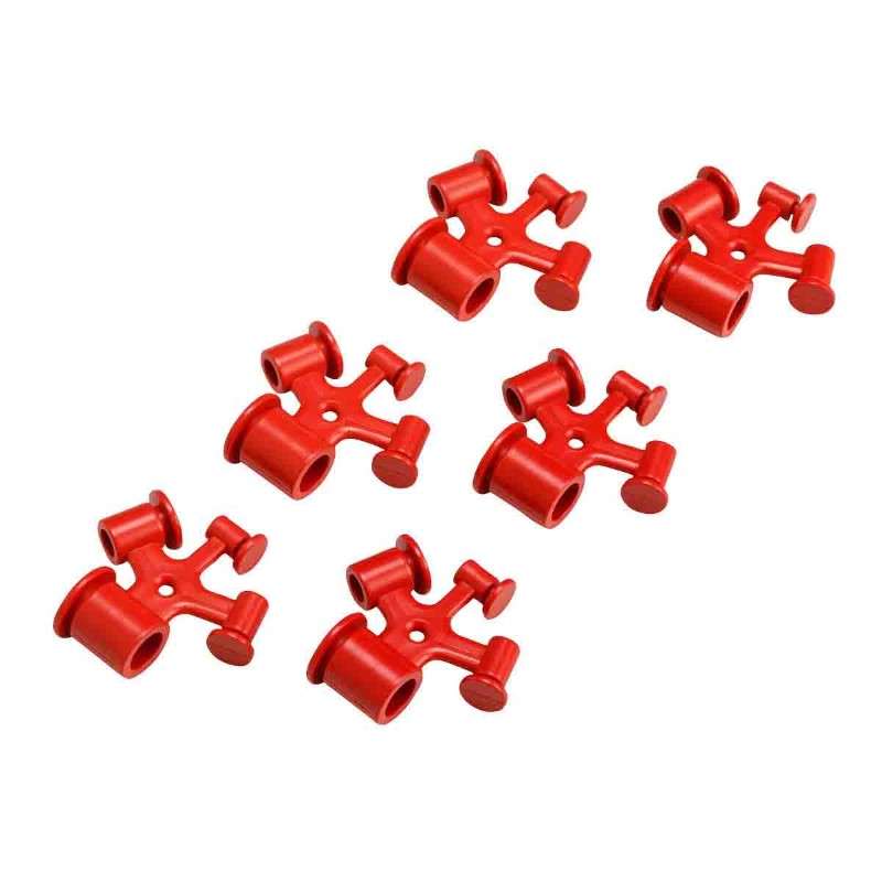Fuse Blockout Devices, Red, Small, 6 per Package