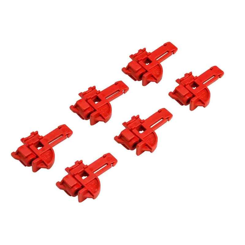 Fuse Lockout Devices, 13/32", Red, 6 per Package