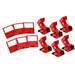 480/600 Volt Clamp-On Circuit Breaker Lockouts, Red, 6 per Pack