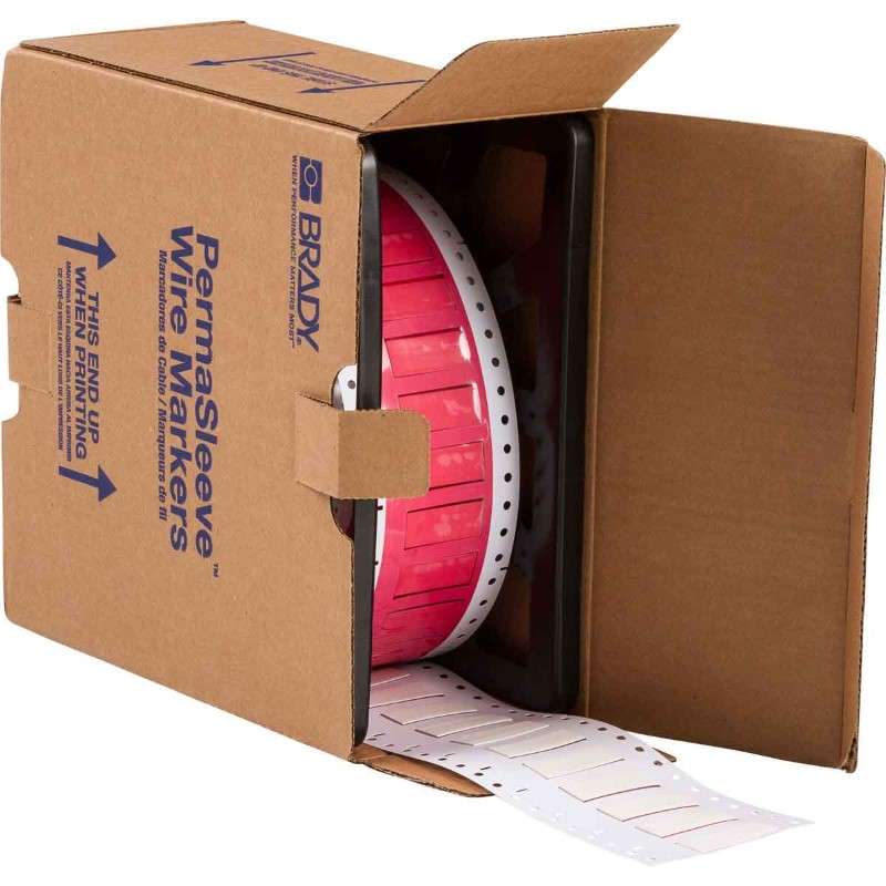 3" Core PermaSleeve Heatex Polyolefin 8 to 4 Gauge Wire Mark Sleeve, 1,000/RL