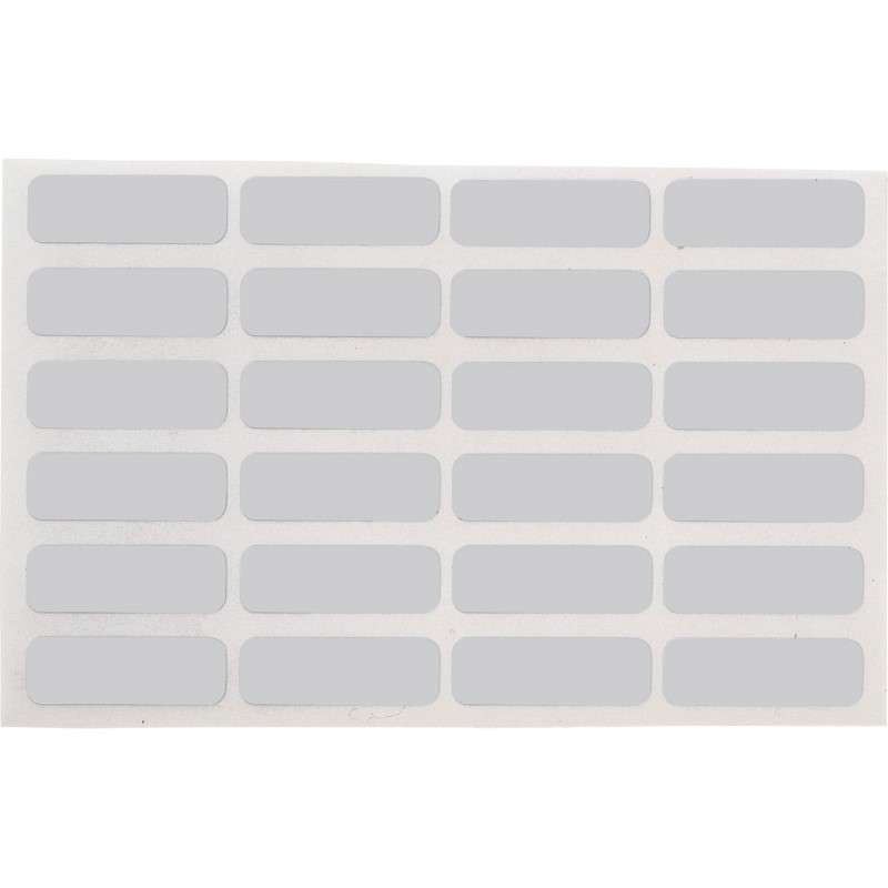 3" Core Tamper Evident Checkerboard Polyester Diecut Labels, 10,000/RL