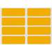 3" Core Series WorkHorse Glossy Polyester Labels, Yellow, 1000 per Roll