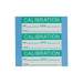 Calibration Aluminum Foil Write-On Labels, Green on Silver, 0.625 x 1.5", 25 Cards per Package