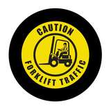 Sign Lens for LED Sign Projector E-Size CAUTION FORKLIFT TRAFFIC Yellow, Black redirect to product page