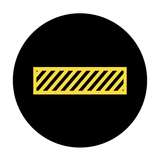 Sign Lens for LED Sign Projector E-Size Crosswalk Picto Hatched Yellow, Black redirect to product page