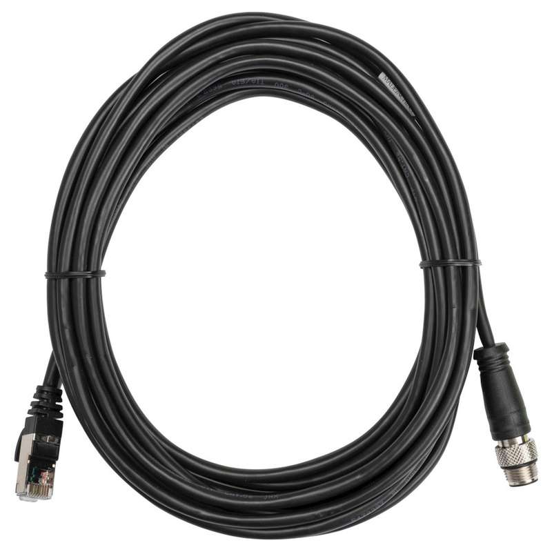 Plug Cable for V1400 Cradle, M12 Male to RJ45, 16.40 ft