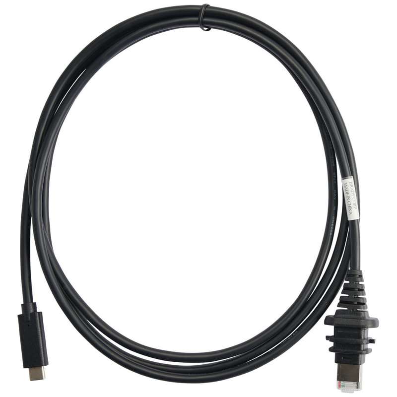 Plug Cable for V2200 Wired Barcoade Scanner, Straight USB-C to RJ50, 6.56 ft (2m)
