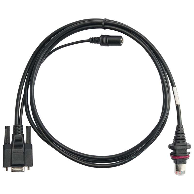Plug Cable for V2200 Wired Barcoade Scanner, Straight RS232 to RJ50, 6.56 ft (2m)