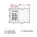 Vinyl Wrap Around Labels, Self-laminating, w/ribbon, For M21 Printers, 1.5"