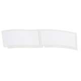 Aggressive Adhesive Multi-Purpose Nylon Labels 1"H x 1.9"W BK/WT RL/100 redirect to product page