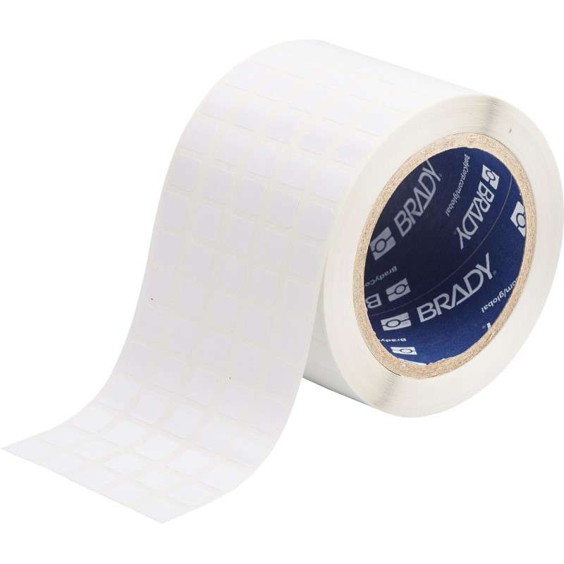 Polyester Labels, Multi-Purpose, For 3" Core Printers, 0.437" x 0.5", White, Roll of 10000 Labels