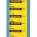 Write-On Labels, Rework, 14 per Card