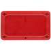 Blank Valve Tags Plastic 2.2 in H x 3.7 in W Red