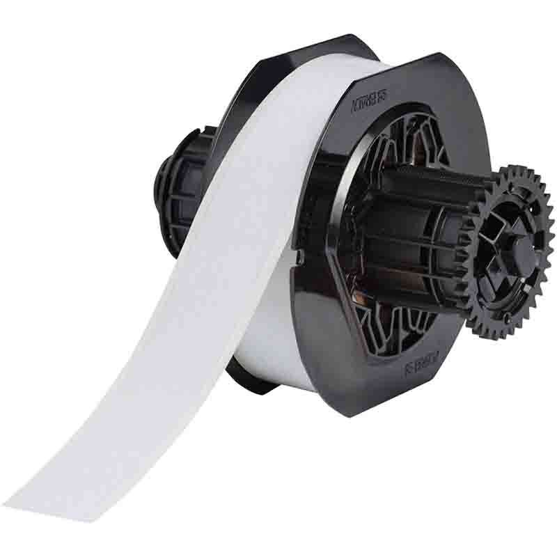 Tedlar Wrap Around Label Tape, Self-Extinguishing for B33 Printers, 1", White, 85ft Cartridge