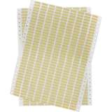 DATAB High Temperature Polyimide Labels, 0.25 in H x 0.75 in W Amber, 10000 per Pack redirect to product page
