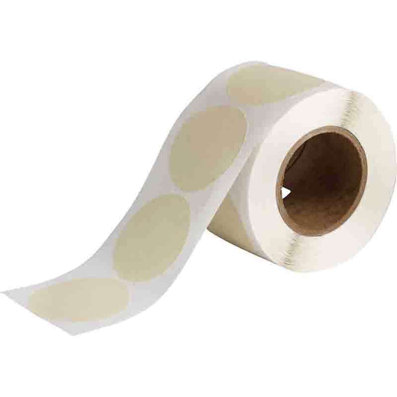 Masking Tape Labels, 3" Dia, 500 per Pack
