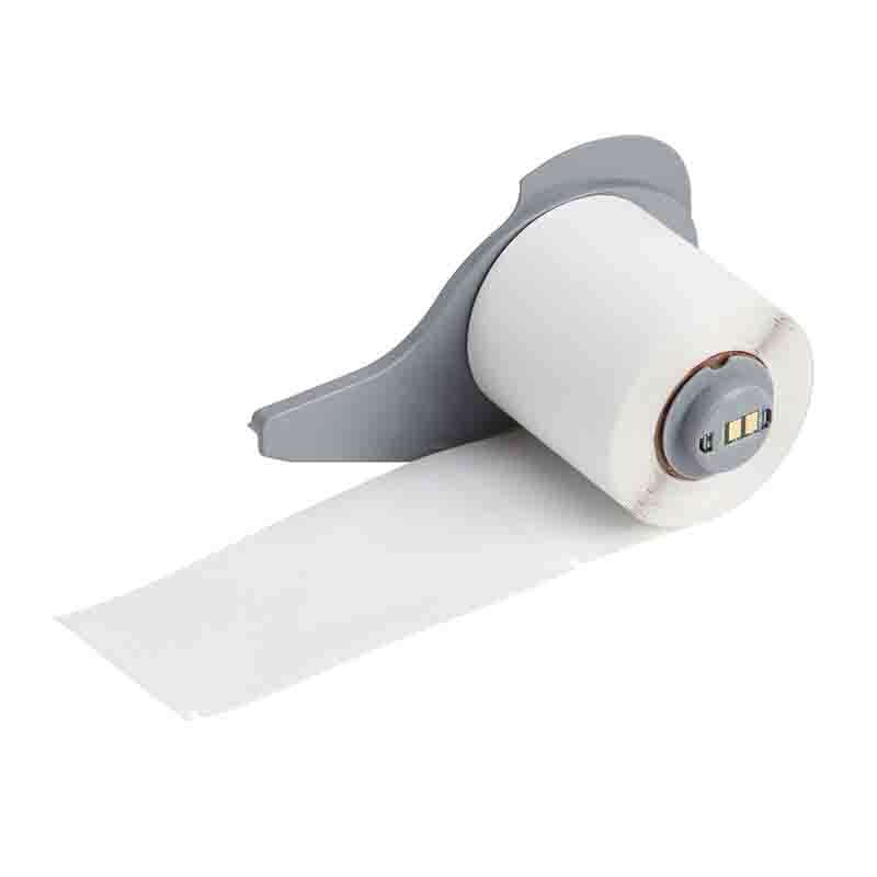 All-Weather Vinyl Labels, 1.9 in H x 3.875 in W White, 100 per Roll