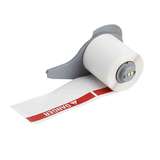 All-Weather Vinyl DANGER Labels 1.9 in H x 4 in W Black, Red on White, 100 per Roll redirect to product page