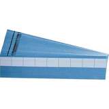 Wire Marker Cards, Write-On, Self-Laminating, Vinyl, White, Clear, 0.75in H x 1in W, 25 per Package redirect to product page