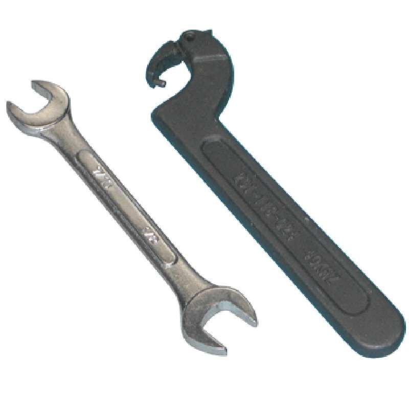 Tool Kit with Two Spanner Wrenches