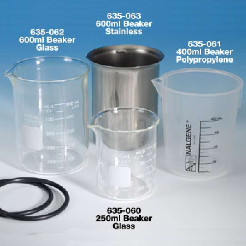 Glass Beaker for Ultrasonic Cleaners, 600mL