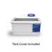 M1800H Ultrasonic Cleaner with Mechanical Timer and Heated Tank, Capacity of 1/2 Gallon