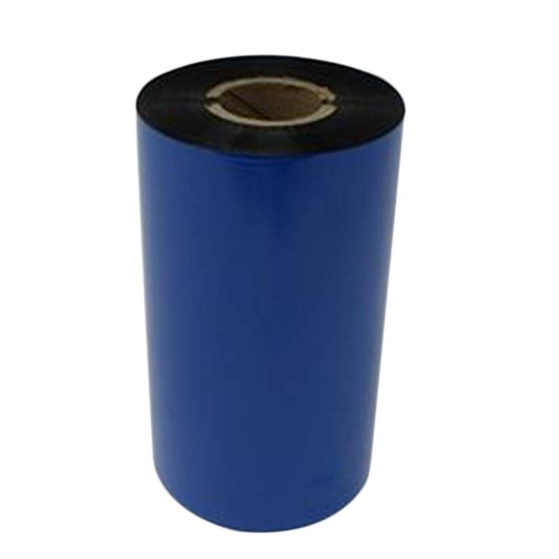 Wax/Resin Thermal Transfer Ribbon, Black, 60mm x 300m Roll, 1in Core with Notch, 12 Rolls per Case