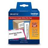 Continuous Length Film Tape, Black on White, 2.4in x 50ft Roll redirect to product page