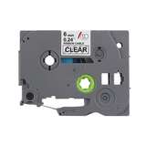 TZe Laminated Label Tape, White on Blue, 0.35in x 26.2ft, for Use with P-Touch Label Makers redirect to product page