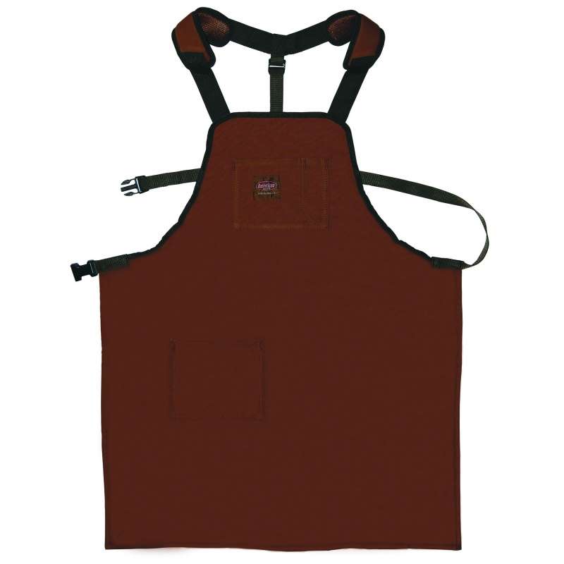 SuperShop Apron with Padded Shoulder Straps and 2 Pockets, 26.5" x 32"