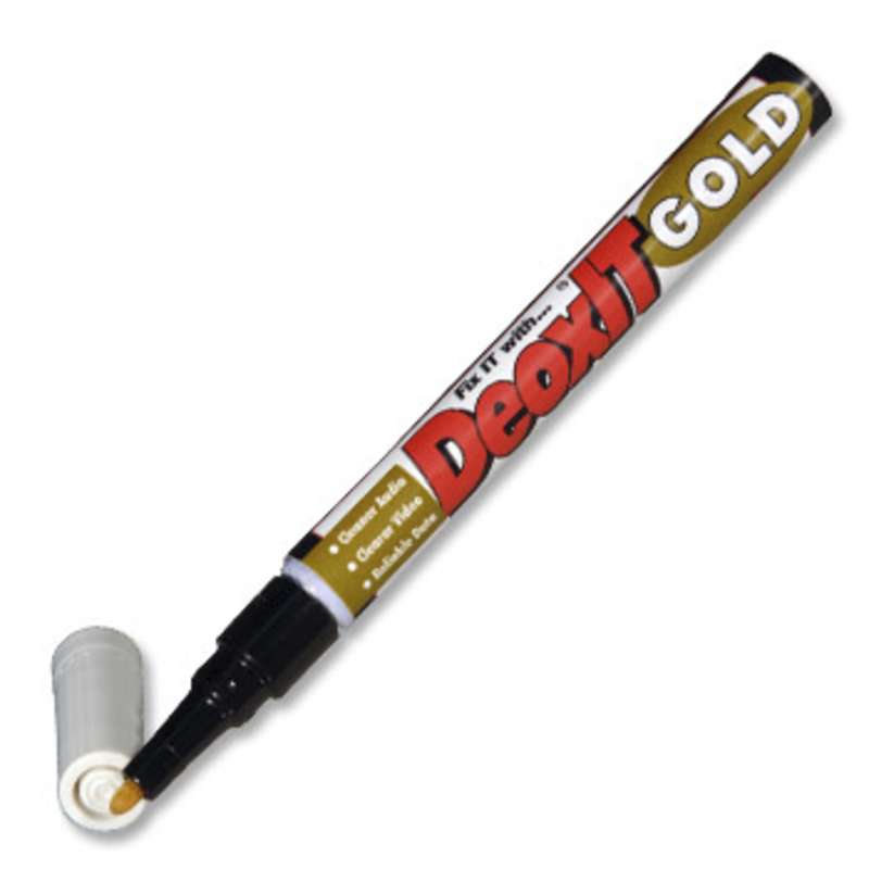 DeoxIT® Gold Contact Cleaner, Enhancer, and Protector Pen, 6 ml