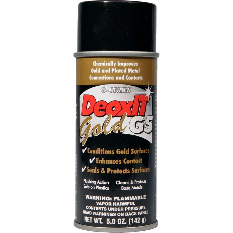 DeoxIT® Gold Contact Cleaner, Enhancer, and Protector Aerosol, 5 oz.