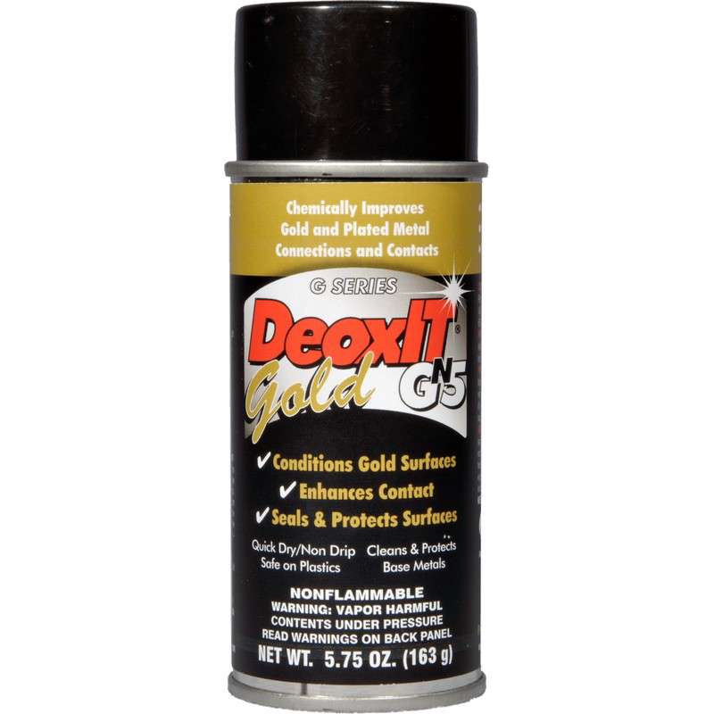 DeoxIT® Gold Non-Flammable Contact Cleaner, Enhancer, and Protector Aerosol, 5 oz.