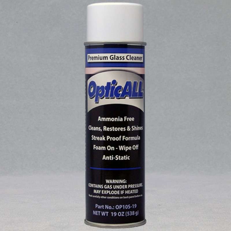OpticALL™ Ammonia Free Premium Glass Cleaner, 19 oz Aerosol Spray Can