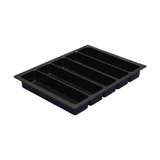 Conductive Kitting Tray with 5 Compartments, 9-1/4 x 7-3/8 x 1-1/8" redirect to product page