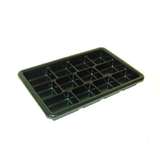 Conductive Kitting Tray with 12 Compartments, 16-1/4 x 10-1/2 x 2 redirect to product page
