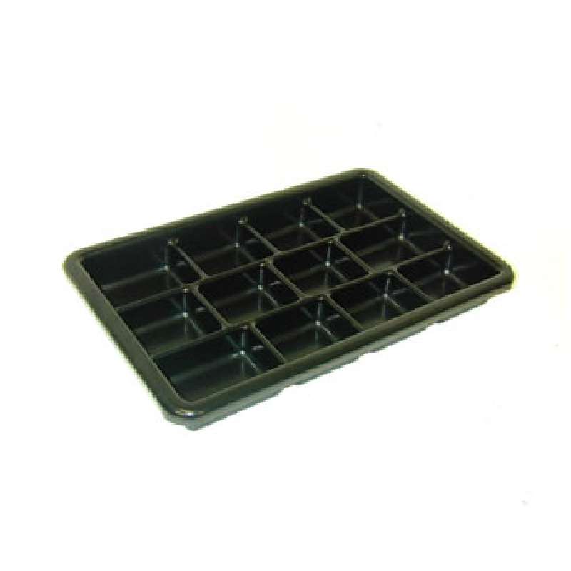 Conductive Kitting Tray with 12 Compartments, 16-1/4 x 10-1/2 x 2