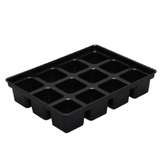 Conductive Kitting Tray with 12 Compartments, 8-1/4 x 6-1/4 x 1-5/8" redirect to product page