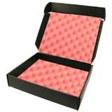 CorRec-Pak® Conductive Shipper with ESD-Safe Pink Convoluted Foam, 15-1/2 x 12-1/2 x 2-1/2" I.D. redirect to product page