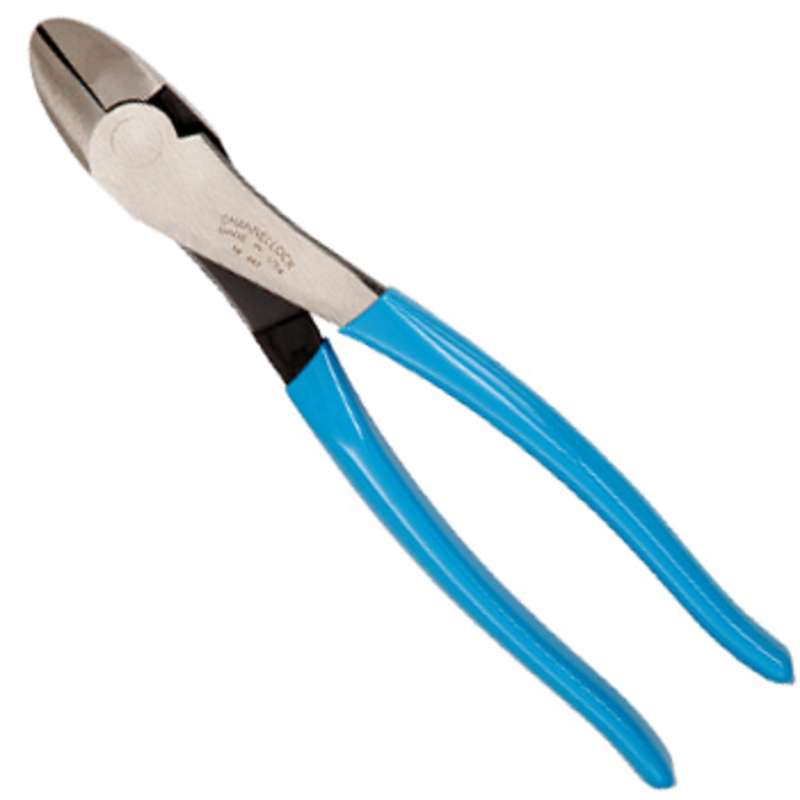 Curved Diagonal Head Cutting Plier, 9-1/2"