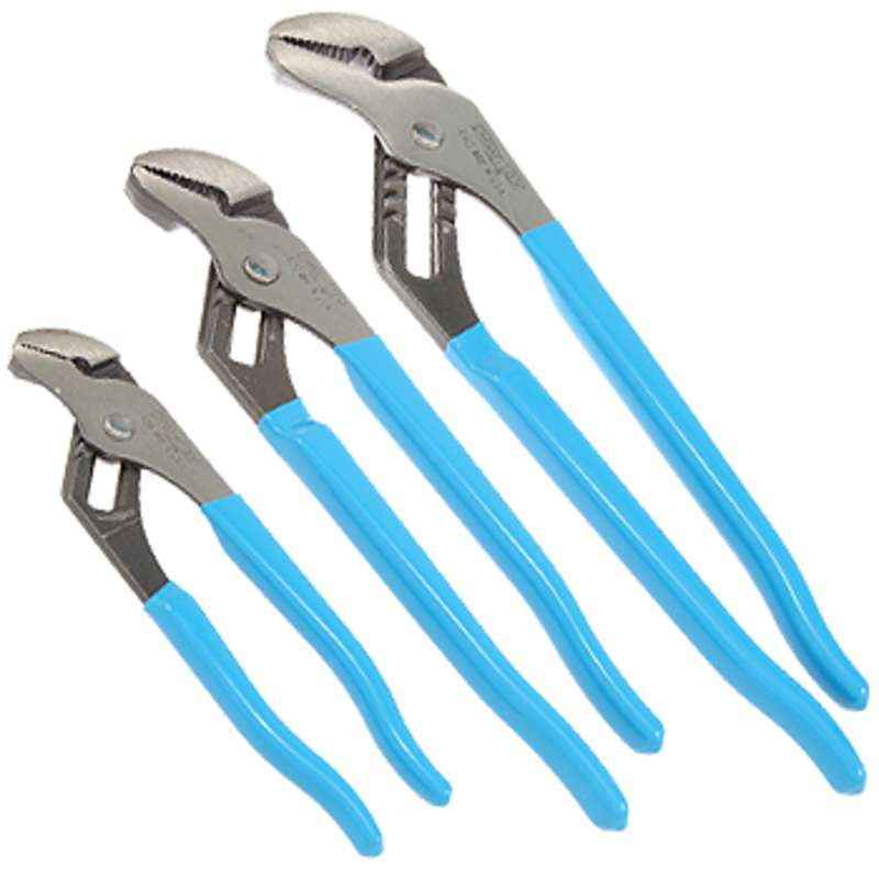 Tongue and Groove Plier Set, 3 Pieces