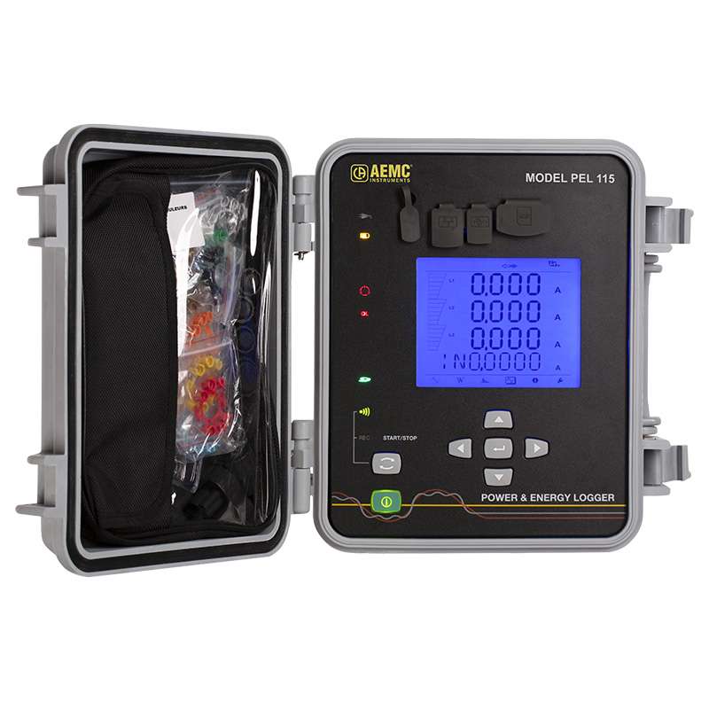 Power and Energy Logger Model, No Sensors, Waterproof IP67, DataView Software